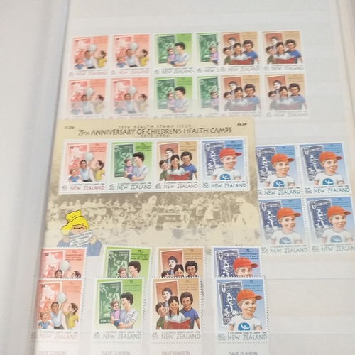 31 - Box of New Zealand collections includes a stock book of modern mint, an album covering period 1873 t... 