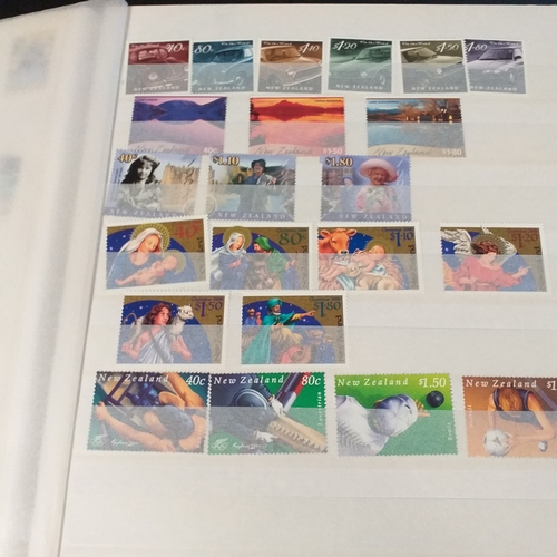 31 - Box of New Zealand collections includes a stock book of modern mint, an album covering period 1873 t... 