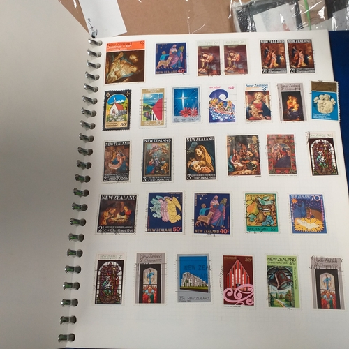 31 - Box of New Zealand collections includes a stock book of modern mint, an album covering period 1873 t... 
