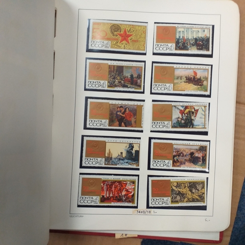 35 - Box housing a variety of collections in 8 albums/stock books includes mint Russia 1962 to 1971 appro... 