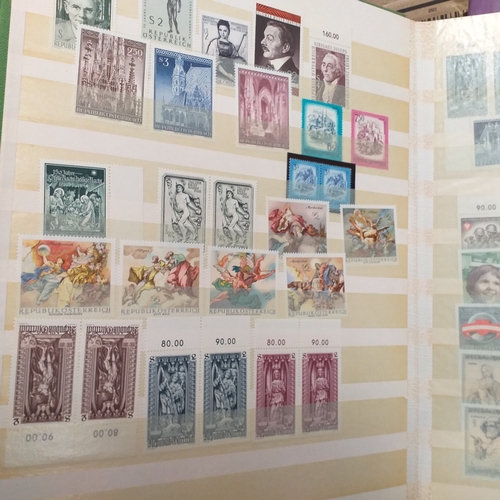 35 - Box housing a variety of collections in 8 albums/stock books includes mint Russia 1962 to 1971 appro... 