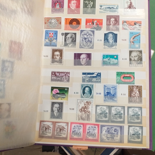 35 - Box housing a variety of collections in 8 albums/stock books includes mint Russia 1962 to 1971 appro... 