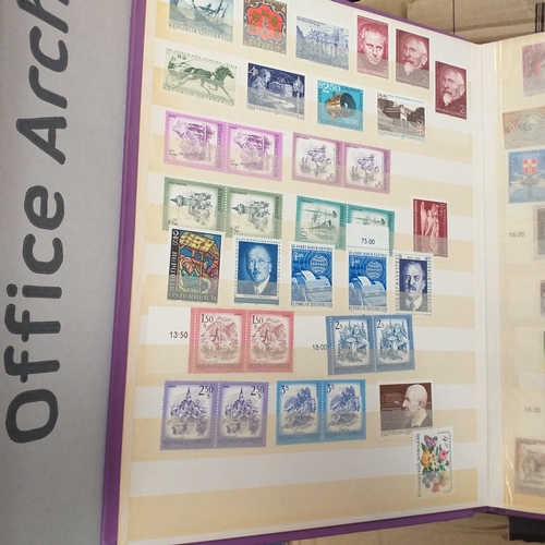 35 - Box housing a variety of collections in 8 albums/stock books includes mint Russia 1962 to 1971 appro... 