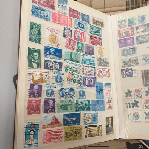 35 - Box housing a variety of collections in 8 albums/stock books includes mint Russia 1962 to 1971 appro... 
