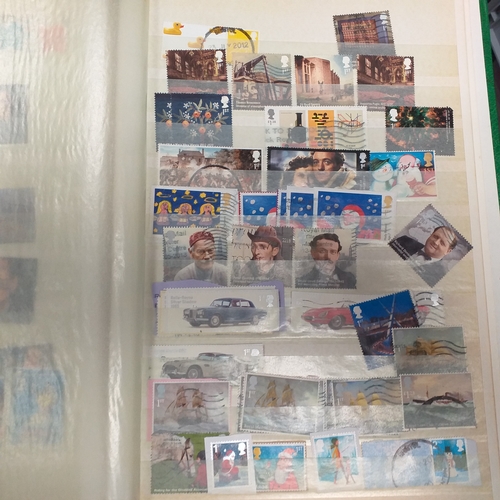 36 - Box containing a GB collection in 6 stock books and 2 albums, mint and used, 1 stock book contains m... 