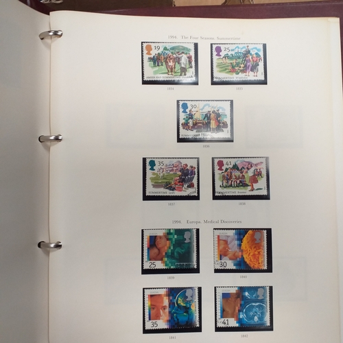 36 - Box containing a GB collection in 6 stock books and 2 albums, mint and used, 1 stock book contains m... 