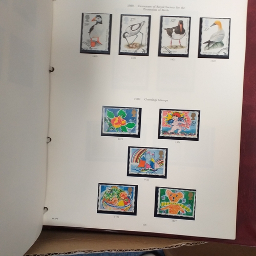 36 - Box containing a GB collection in 6 stock books and 2 albums, mint and used, 1 stock book contains m... 