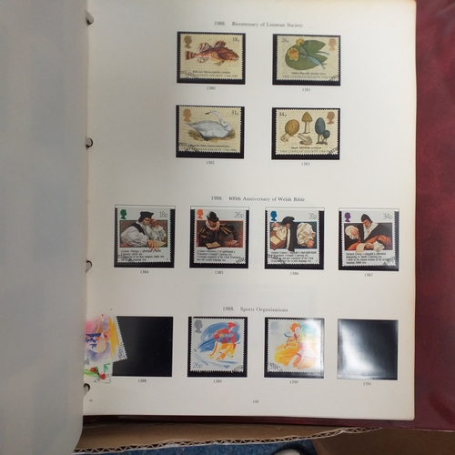 36 - Box containing a GB collection in 6 stock books and 2 albums, mint and used, 1 stock book contains m... 