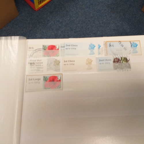 36 - Box containing a GB collection in 6 stock books and 2 albums, mint and used, 1 stock book contains m... 