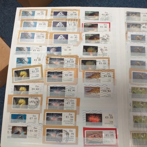 36 - Box containing a GB collection in 6 stock books and 2 albums, mint and used, 1 stock book contains m... 