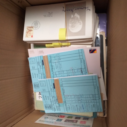 46 - Glory Box - stamps in packets, albums, pages/sheets - allsorts  FDC's/Covers etc.