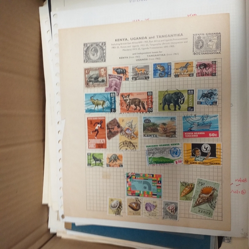 46 - Glory Box - stamps in packets, albums, pages/sheets - allsorts  FDC's/Covers etc.