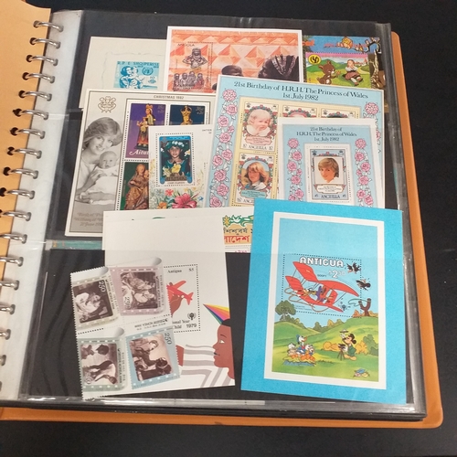 47 - Box containing 5 x Lindner Albums packed with world/europe issues mostly unmounted mint (few used) -... 
