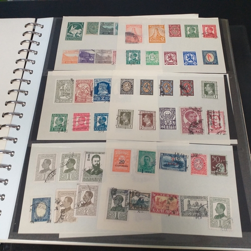 47 - Box containing 5 x Lindner Albums packed with world/europe issues mostly unmounted mint (few used) -... 
