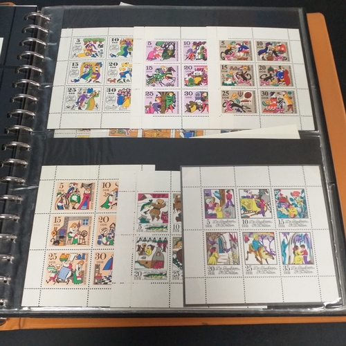 47 - Box containing 5 x Lindner Albums packed with world/europe issues mostly unmounted mint (few used) -... 