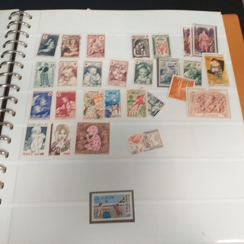 47 - Box containing 5 x Lindner Albums packed with world/europe issues mostly unmounted mint (few used) -... 