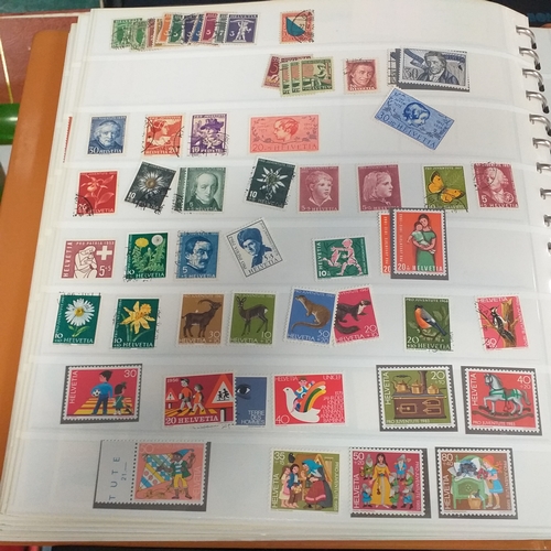 47 - Box containing 5 x Lindner Albums packed with world/europe issues mostly unmounted mint (few used) -... 