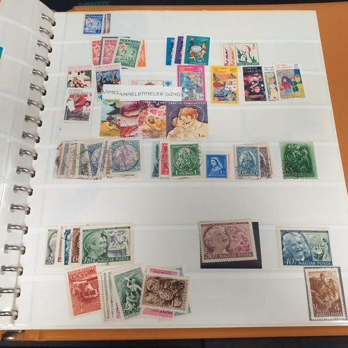 47 - Box containing 5 x Lindner Albums packed with world/europe issues mostly unmounted mint (few used) -... 