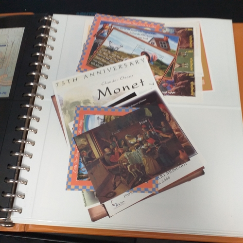 47 - Box containing 5 x Lindner Albums packed with world/europe issues mostly unmounted mint (few used) -... 