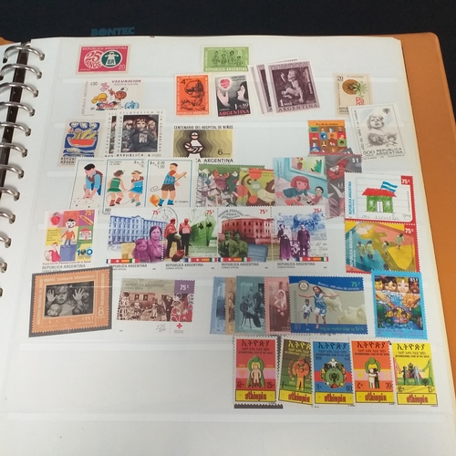47 - Box containing 5 x Lindner Albums packed with world/europe issues mostly unmounted mint (few used) -... 