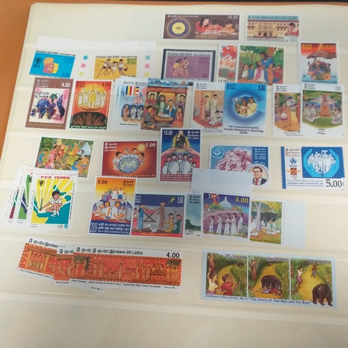 47 - Box containing 5 x Lindner Albums packed with world/europe issues mostly unmounted mint (few used) -... 