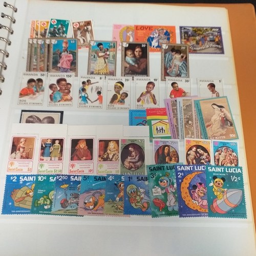 47 - Box containing 5 x Lindner Albums packed with world/europe issues mostly unmounted mint (few used) -... 
