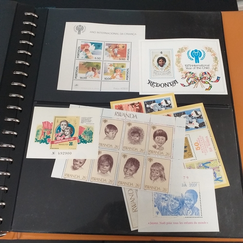 47 - Box containing 5 x Lindner Albums packed with world/europe issues mostly unmounted mint (few used) -... 