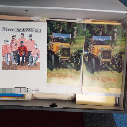50 - Box file containing Australia includes 1987 year book, 30 plus souvenir and presentation packs plus ... 