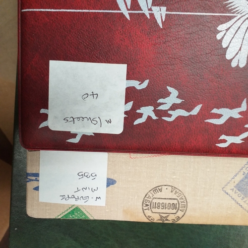 51 - Carton containing 20 stockbooks including Commonwealth, mint W Europe, Malta, Europa, French Colonie... 