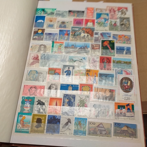 51 - Carton containing 20 stockbooks including Commonwealth, mint W Europe, Malta, Europa, French Colonie... 