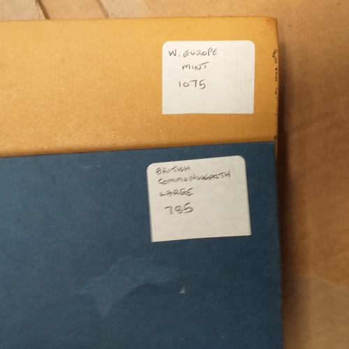 51 - Carton containing 20 stockbooks including Commonwealth, mint W Europe, Malta, Europa, French Colonie... 