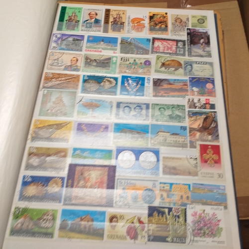 51 - Carton containing 20 stockbooks including Commonwealth, mint W Europe, Malta, Europa, French Colonie... 