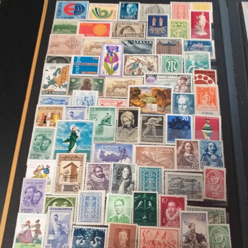 51 - Carton containing 20 stockbooks including Commonwealth, mint W Europe, Malta, Europa, French Colonie... 