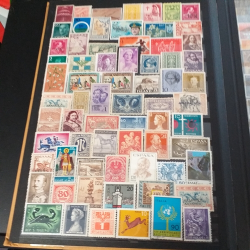 51 - Carton containing 20 stockbooks including Commonwealth, mint W Europe, Malta, Europa, French Colonie... 