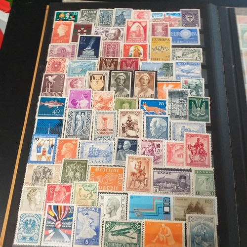 51 - Carton containing 20 stockbooks including Commonwealth, mint W Europe, Malta, Europa, French Colonie... 