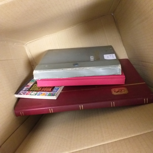 51 - Carton containing 20 stockbooks including Commonwealth, mint W Europe, Malta, Europa, French Colonie... 