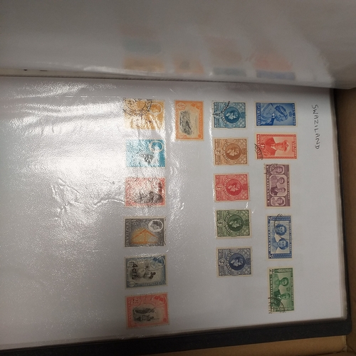 56 - Box containing British Commonwealth QV to 1960's collection in 3 binders containing 5400+/- stamps a... 