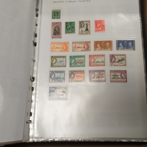 56 - Box containing British Commonwealth QV to 1960's collection in 3 binders containing 5400+/- stamps a... 