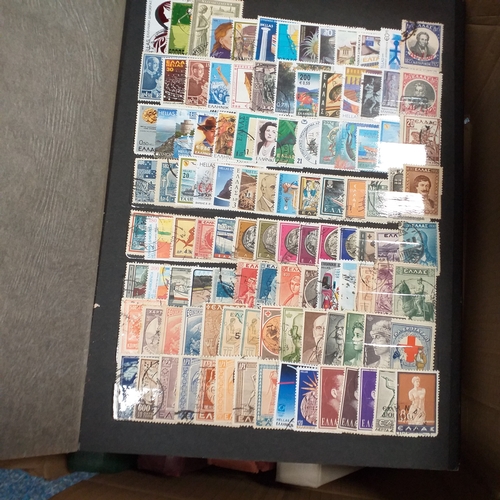 54 - Carton containing over 16,000 all different British Commonwealth/Western Europe