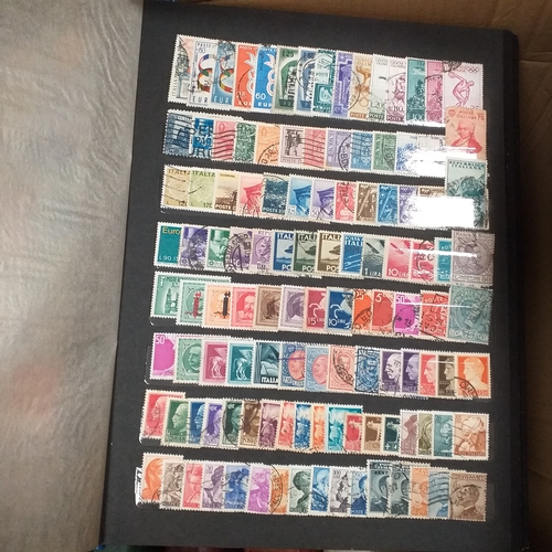 54 - Carton containing over 16,000 all different British Commonwealth/Western Europe