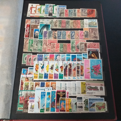 54 - Carton containing over 16,000 all different British Commonwealth/Western Europe
