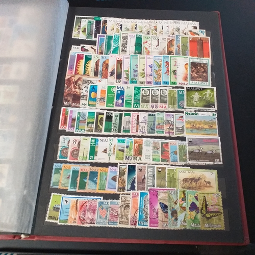 54 - Carton containing over 16,000 all different British Commonwealth/Western Europe