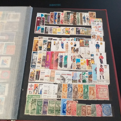 54 - Carton containing over 16,000 all different British Commonwealth/Western Europe