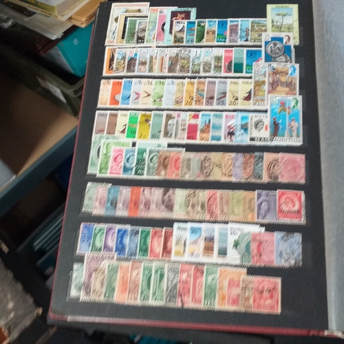 54 - Carton containing over 16,000 all different British Commonwealth/Western Europe