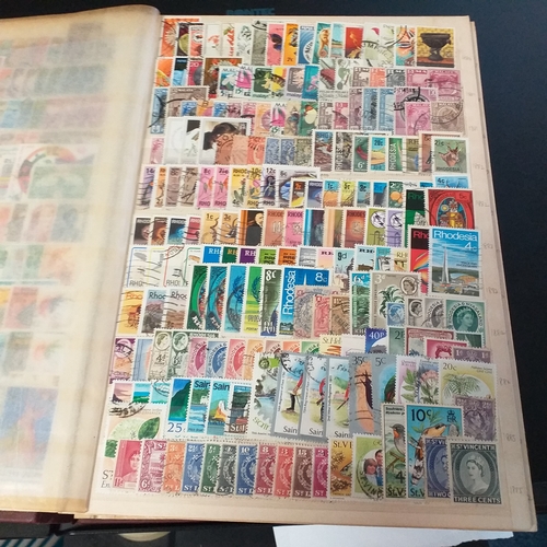 54 - Carton containing over 16,000 all different British Commonwealth/Western Europe