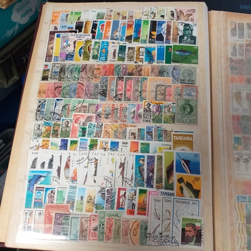 54 - Carton containing over 16,000 all different British Commonwealth/Western Europe