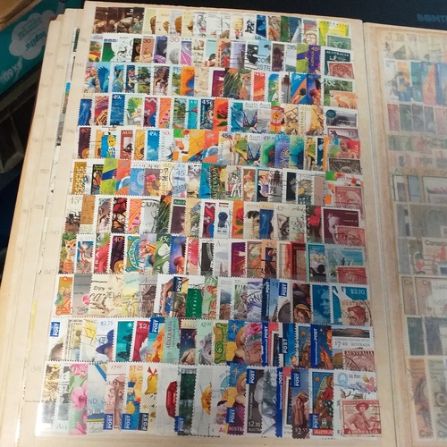 54 - Carton containing over 16,000 all different British Commonwealth/Western Europe