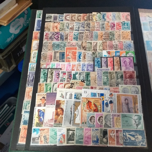 54 - Carton containing over 16,000 all different British Commonwealth/Western Europe