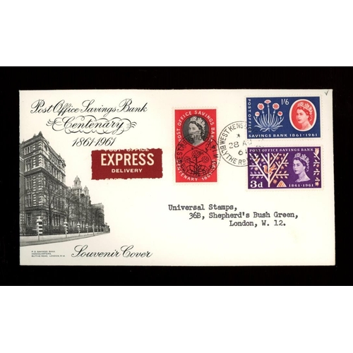 621 - 1961 POSB illustrated FDC with Blythe Road CDS. Printed address, fine. Cat £300