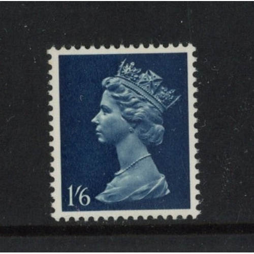 495 - 1/6d PVA Broad Band Right with Greenish Blue omitted. U/M, fine. Cat £150